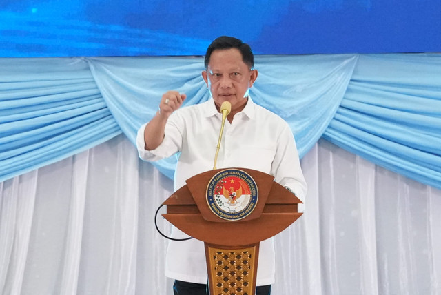 Mendagri Tito Karnavian minta IPDN terus pertahankan sistem rekrutmen yang bersih dan transparan demi memastikan objektivitas serta kualitas kader birokrasi pemerintahan, Rabu (22/7/2026). Foto: Kemendagri RI