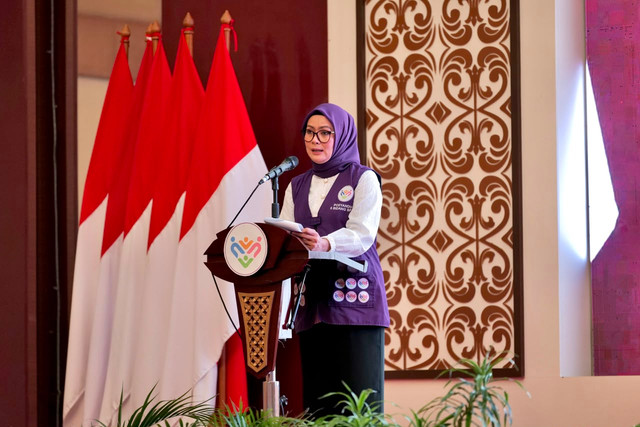 Pembina TP Posyandu Yane Ardian Bima Arya dorong penguatan implementasi transformasi Posyandu berbasis enam bidang SPM di Kepulauan Riau guna tingkatkan kualitas SDM menuju Indonesia Emas 2045, Rabu (22/7/2026). Foto: Kemendagri RI