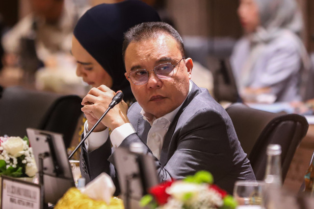 Wakil Ketua DPR Sufmi Dasco Ahmad memimpin rapat koordinasi bersama pemerintah di Kompleks Parlemen, Senayan, Jakarta, Kamis (23/7/2026). Foto: Meli Pratiwi/ANTARA FOTO