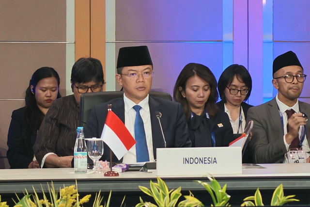 Menteri Luar Negeri RI, Sugiono dalam Pertemuan Menteri Luar Negeri ASEAN-RRT di Manila, Filipina, (22/7/2026). Foto: Dok. Kemlu RI