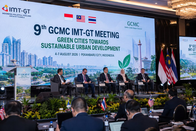 Pekanbaru dipercaya jadi tuan rumah forum internasional GCMC IMT-GT ke-9 untuk bahas pembangunan kota hijau dan tarik investasi global, Kamis (23/7/2026). Foto: Diskominfo Pekanbaru