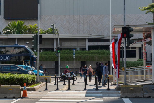 Pelican Crossing di Bundaran HI. Foto: AgungKurnia Yunawan/Shutterstock