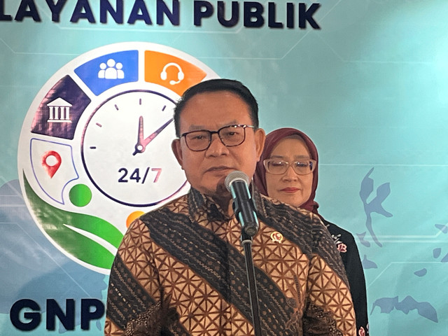 Kepala Staf Kepresidenan Dudung Abdurachman di Kantor KemenpanRB, Jakarta, Jumat (24/7/2026). Foto: Widya Islamiati/kumparan