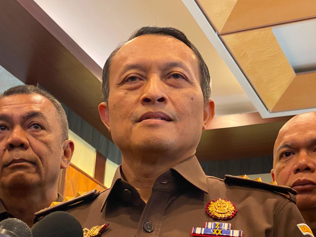 Rudi Margono, Plt Jampidsus saat konferensi pers di Kejaksaan Agung, Jakarta, Jumat (24/7/2026). Foto: Aditya Nugraha/kumparan