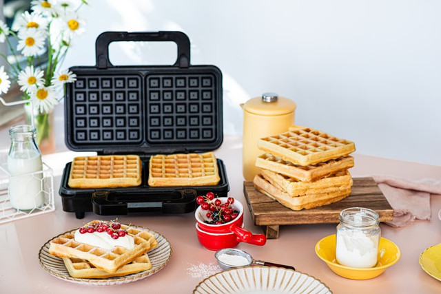 Ilustrasi waffle maker. Foto: Unsplash