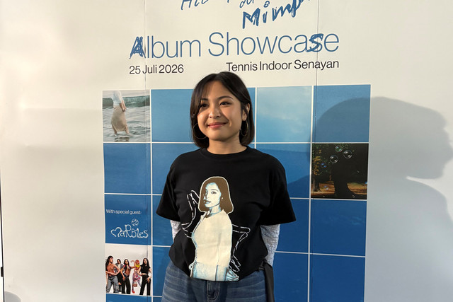 Bernadya resmi mengadakan album showcase bertajuk "Semoga Hanya di Mimpi" pada Sabtu (25/7/2026). Foto: Aykaputri Rahmani/kumparan