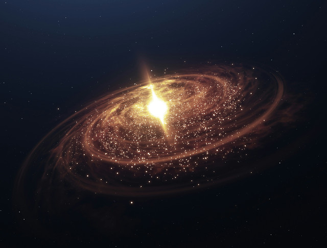 Ilustrasi bintang-bintang yang membentuk galaksi (Foto: Javier Miranda/Unsplash)