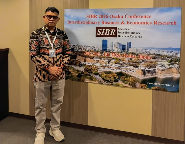Dosen FEB Unismuh Paparkan Strategi Keberlanjutan Keuangan PTMA di Konferensi Internasional SIBR Osaka, Jepang