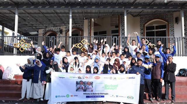 DT Peduli Kuningan Ajak Wisata Bahagia bersama anak-anak yatim ke Taman Rekreasi J&J (Sumber: DT Peduli)