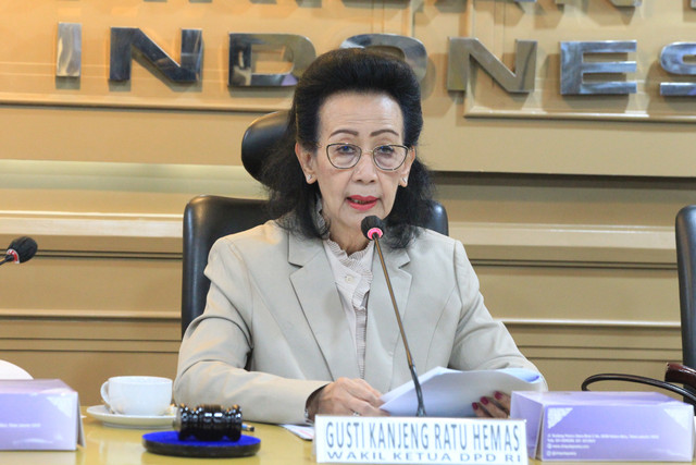 Wakil Ketua DPD RI GKR Hemas. Foto: Dok. Istimewa