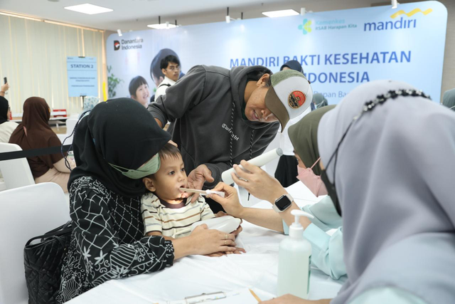 Bank Mandiri berkolaborasi dengan Kemenkes hadirkan program Mandiri Bakti Kesehatan Anak di 10 kota 23-31 Juli 2026. Foto: Dok. Bank Mandiri