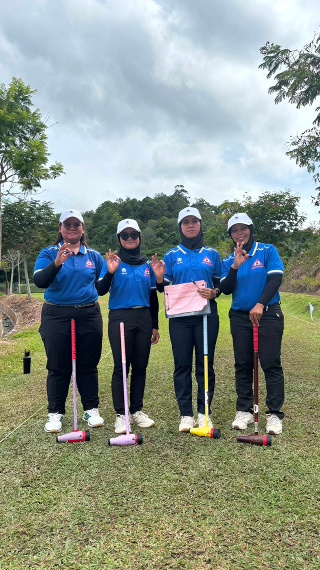 Tim Woodball Indonesia saat berlaga di Kejuaraan Dunia 2026 di Perlis, Malaysia. Foto: Dok. IWbA
