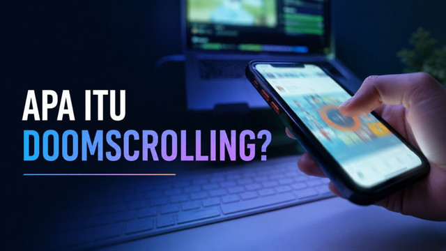 DOOM SCROLLING? SUMBER : https://blog.fastwork.id/apa-itu-doomscrolling/