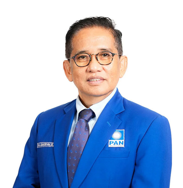 Anggota DPR RI Fraksi PAN sekaligus Ketua DPP PAN, H. A. Bakri. Foto: Dok. Fraksi PAN