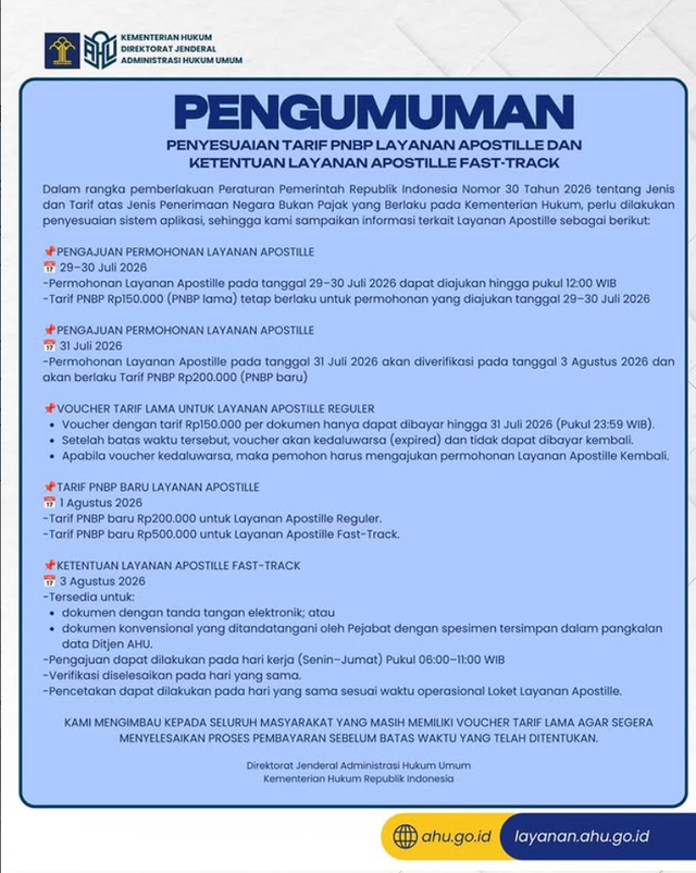 Sumber : SS laman IG Ditjen AHU