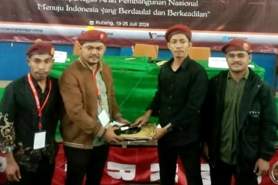 Delvis Rettob dari PMKRI Cabang Ambon terpilih sebagai Mandataris Majelis Permusyawaratan Anggota (MPA)  sekaligus Ketua Presidium Pengurus Pusat (PP) PMKRI Sanctus Thomas Aquinas Periode 2026-2028 dalam Sidang MPA PMKRI di NTT, Selasa (28/7/2026). Foto: Dok. Istimewa