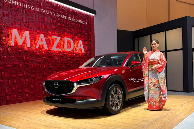 Peluncuran 3 model baru Mazda pada ajang GIIAS 2026 di Indonesia Convention Exhibition (ICE) BSD, Tangerang, Rabu (29/7/2026). Foto: Fitra Andrianto/kumparan