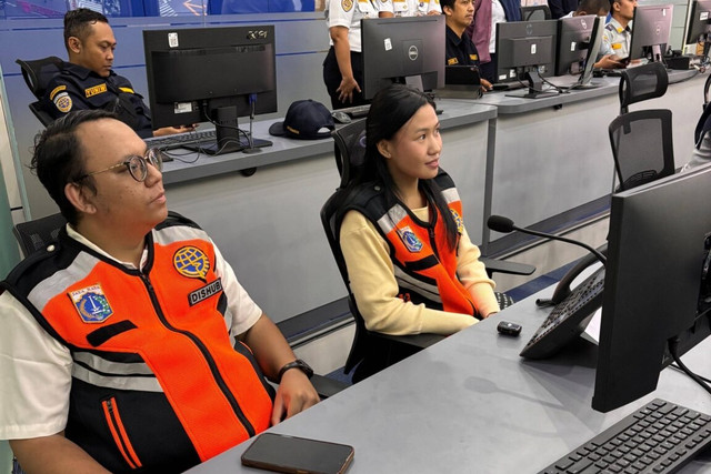 Dinas Perhubungan Provinsi DKI Jakarta meluncurkan program edukasi keselamatan berlalu lintas "CCTV Jakarta Takeover". Foto: Dishub DKI Jakarta