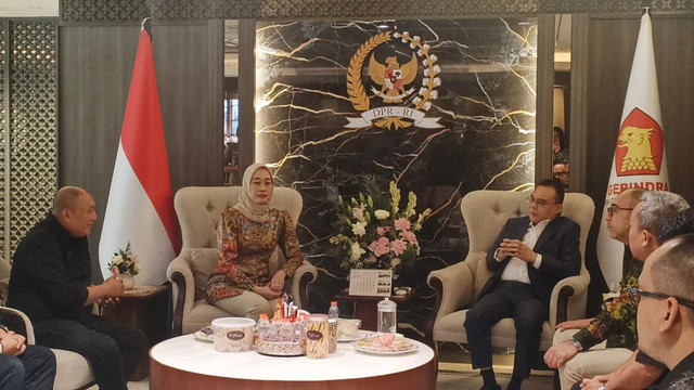Wakil Ketua DPR Sufmi Dasco Ahmad menerima Komisi VI dan Serikat Pekerja Perkebunan Nusantara PT Sinergi Gula Nusantara (SPBUN-SGN) di Kompleks Parlemen, Senayan, Jakarta, Rabu (29/7/2026). Foto: Dok. Istimewa