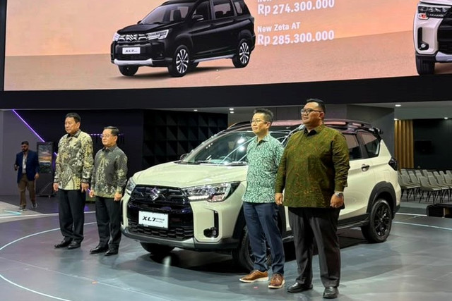 Peluncuran harga resmi Suzuki XL7 terbaru pada ajang GIIAS 2026 di Indonesia Convention Exhibition (ICE) BSD, Tangerang, Rabu (29/7/2026). Foto: Sena Pratama/kumparan
