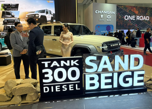 GWM Tank 300 Sand Beigie Edition di GIIAS 2026, Jakarta, Rabu (29/7/2026). Foto: Alvian Yoga Yulianto/kumparan