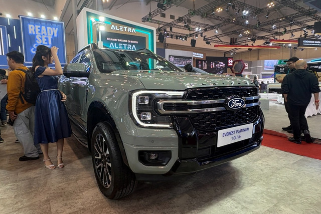 Peluncuran model baru Ford pada ajang GIIAS 2026 di Indonesia Convention Exhibition (ICE) BSD, Tangerang, Rabu (29/7/2026). Foto: Aditya Pratama Niagara/kumparan
