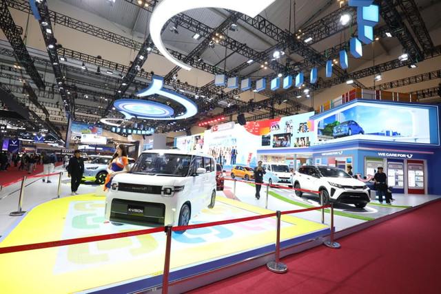 Stan Daihatsu di GIIAS 2026, ICE BSD, Tangerang, Banten, Rabu (29/7/2026). Foto: Aditia Noviansyah/kumparan