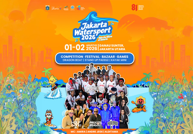 Jakarta Watersport 2026. Foto: Dok. Dispar Pemprov DKI