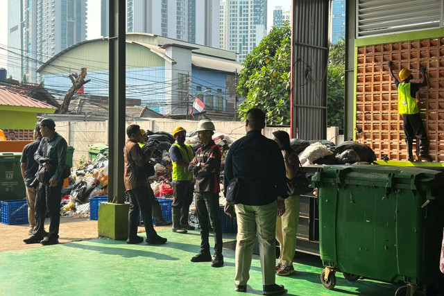Fasilitas pada Peluncuran Program Reaktivasi dan Optimalisasi TPS 3R Menteng Atas, Jakarta Pusat, Kamis (30/7/2026). Foto: Ratu Shafa/kumparan
