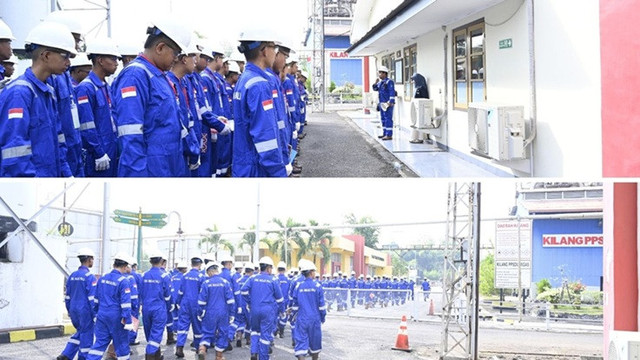 SMK Migas Pali mengunjungi fasilitas Kilang di PPSDM Migas. (Dok. Humas PPSDM Migas)