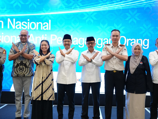 Bentuk Komitmen Direktorat Jenderal Imigrasi dalam Melakukan Pencegahan Tindak Pidana Perdagangan Orang (TPPO) dalam Pertemuan Nasional Jaringan Nasional Anti Perdagangan Orang, Jakarta, 29 Juli 2026. Sumber: Humas Direktorat Jenderal Imigrasi