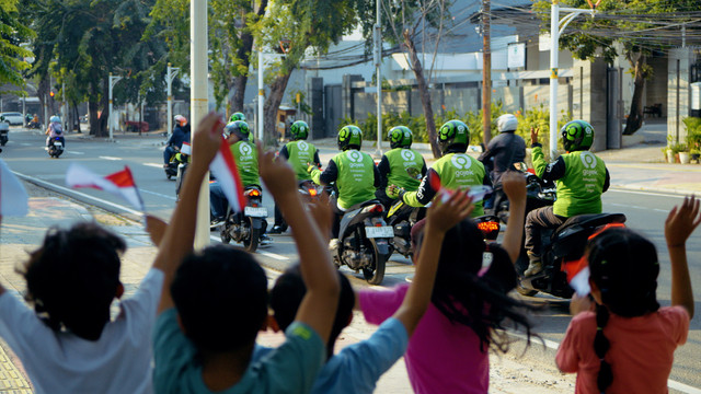 Ilustrasi driver Gojek. Foto: Dok. Gojek