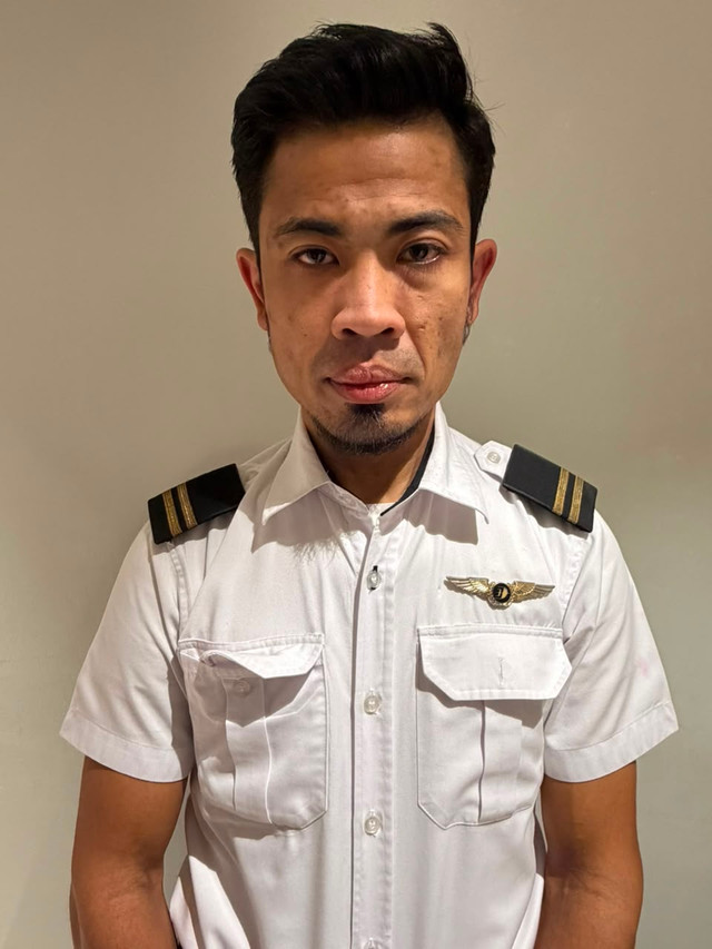 Tampang pilot yang selundupkan kokain di Bandara Soekarno Hatta. Foto: Dok. Istimewa