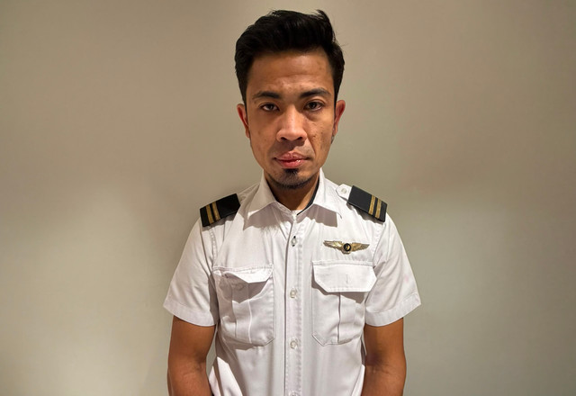 Tampang pilot yang selundupkan kokain di Bandara Soekarno Hatta. Foto: Dok. Istimewa