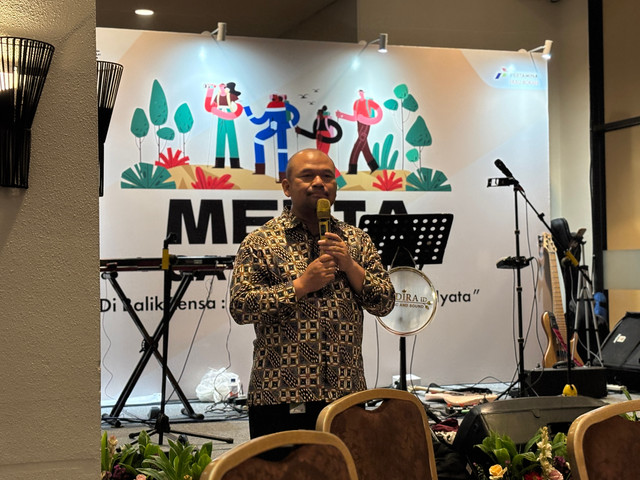 Direktur Utama PT Pertamina Hulu Rokan (PHR) Muhammad Arifin dalam acara media gathering PHR di Sentul, Bogor, Rabu (28/7/2026) malam. Foto: kumparan/Ema Fitriyani