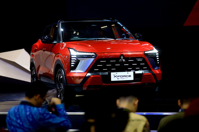 Mitsubishi Xforce HEV di GIIAS 2026 ICE BSD, Tangerang. Foto: MMKSI