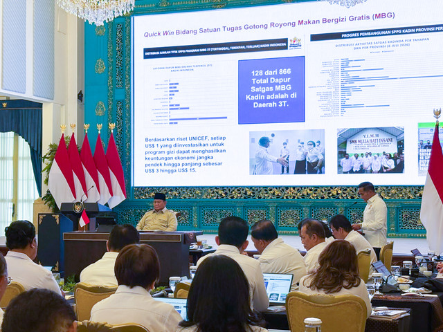 Pertemuan Presiden RI Prabowo Subianto dengan Pengusaha Kadin Pusat dan Kadin Daerah di Istana Negara, Jakarta, Jumat (31/7/2026). Foto: Zamachsyari/kumparan