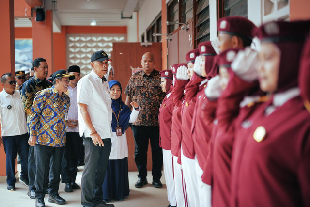 Wamensos Agus Jabo Priyono hadiri pembukaan MPLS Sekolah Rakyat Wonosobo yang tampung 330 siswa baru sebagai wujud nyata memutus transmisi kemiskinan antargenerasi, Jumat (31/7/2026). Foto: Dok. Kemensos