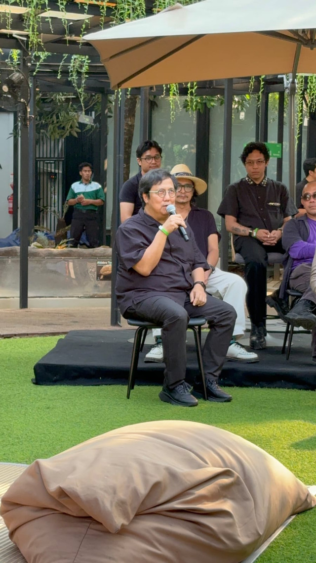 Konferensi Pers Gelaran Musik Forestra di kawasan SCBD, Jakarta. Foto: Aprilandika Pratama/kumparan