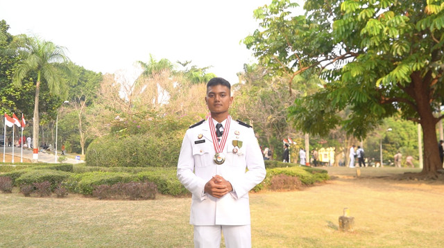 Mohamad Toriq Anwar, salah satu lulusan terbaik IPDN 2026 asal Banyumas. Foto: Kemendagri RI