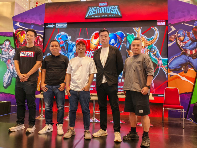 Marvel Hero Rush Trading Card Game diluncurkan. Foto: Dok. Istimewa