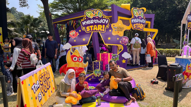 Booth MyJelly di kumparanMOM Festival Hari Anak 2026. Foto: Nada Meita / kumparan
