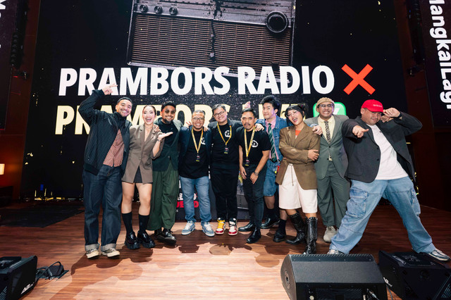 PT Prambors Group Indonesia resmi memperkenalkan arah baru Prambors sebagai Youth Media and Entertainment Ecosystem pada Prambors "Mangkal Lagi' Launching Party di Midaz Senayan Golf, Kamis (30/7/2026). Foto: Dok. Prambors