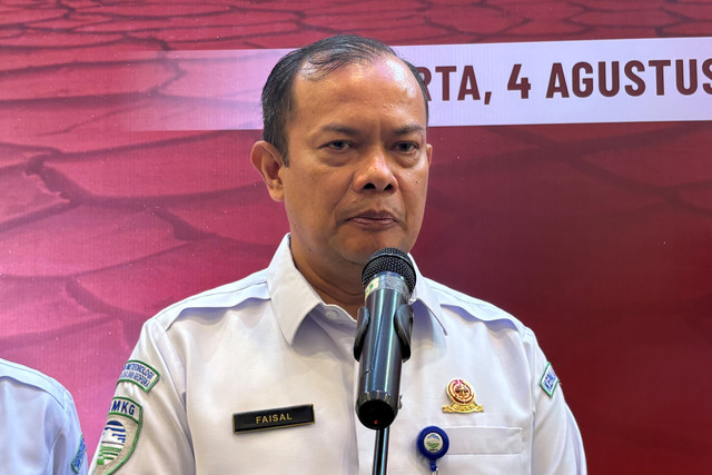 Kepala BMKG Teuku Faisal Fathani di Kantor Kementerian PPN/Bappenas, Jakarta Pusat, Selasa (4/8/2026). Foto: Widya Islamiati/kumparan