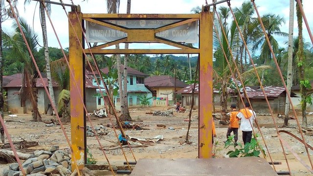 Kondisi usai banjir di Tapanuli Tengah, Selasa (4/8/2026). Foto: BPBD Tapteng