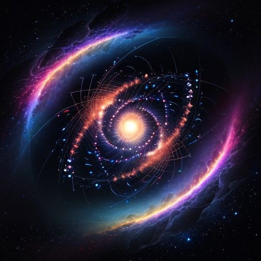 Illustrasi Artistik Tabrakan Spektrum Deformasi Bintang Neutron dari Medan Pasang Surut Pasangan Binernya (Gambar dibuat oleh Nano Banana AI) 