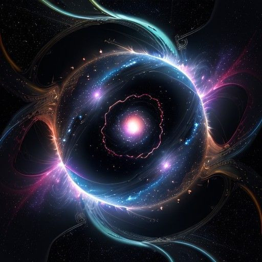 Illustrasi Artistik Distorsi Bintang ke Fase Gelombang Gravitasi (Gambar dibuat oleh Nano Banana AI) 
