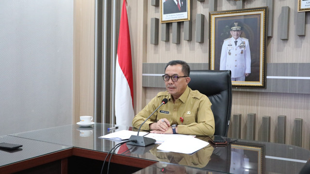 Kepala BSKDN Kemendagri Yusharto Huntoyungo minta Pemda prioritaskan peningkatan kualitas tata kelola keuangan daerah untuk perkuat Indeks Pengelolaan Keuangan Daerah (IPKD), Senin (3/8/2026). Foto: Kemendagri RI