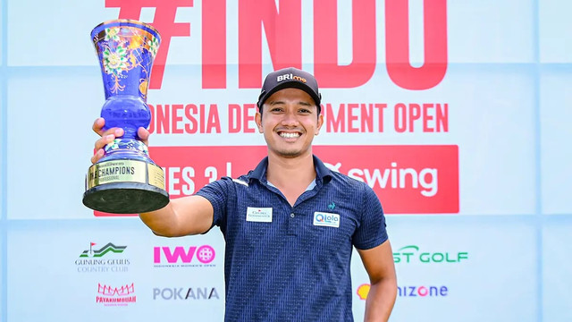 Kevin Akbar juara Indonesia Development Open Series 3 di Lapangan Gunung Geulis West Course, Bogor. Foto: Dok. Indonesia Development Open