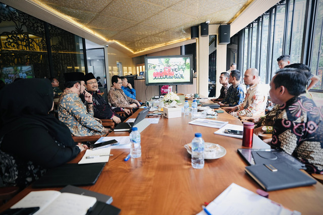 Audiensi pemkab Musi Banyuasin, Sumsel, bersama Mensos Saifullah Yusuf (Gus Ipul) di kantor Kemensos, Selasa (4/8/2026). Foto: Dok. Kemensos